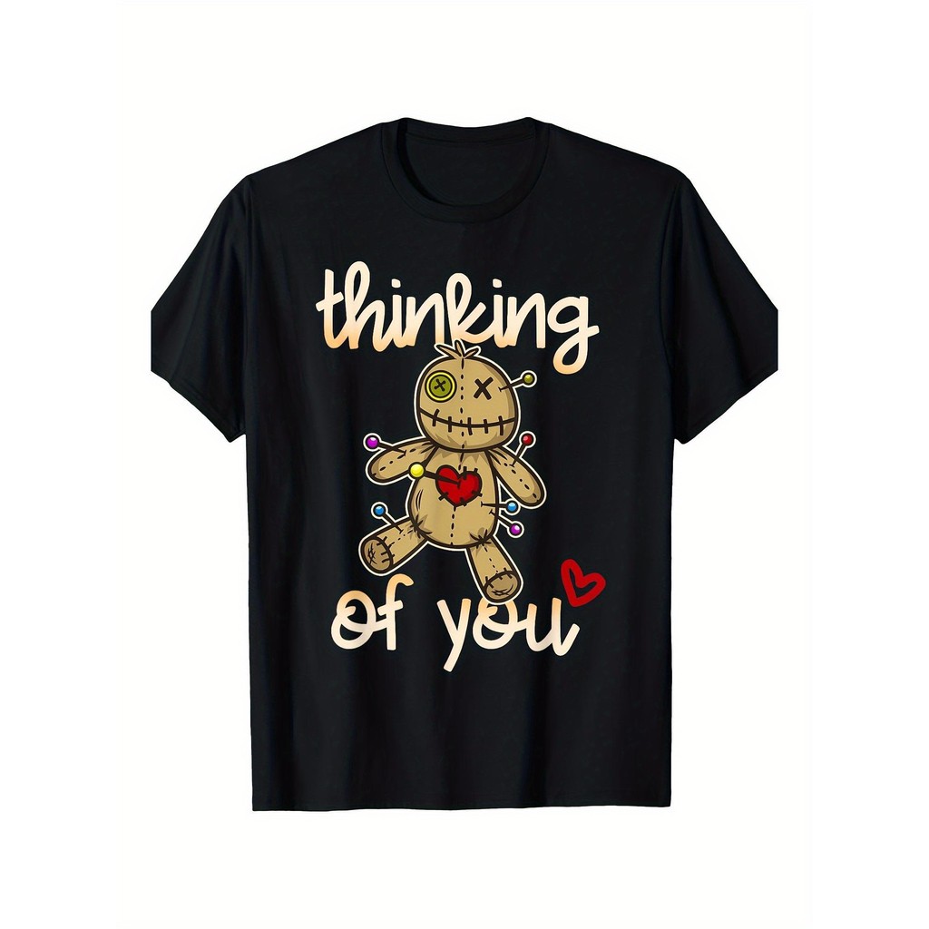 เสื้อยืดผู้ชาย KATUN Voodoo Doll: เสื้อยืดผ้าฝ้ายเฉพาะ