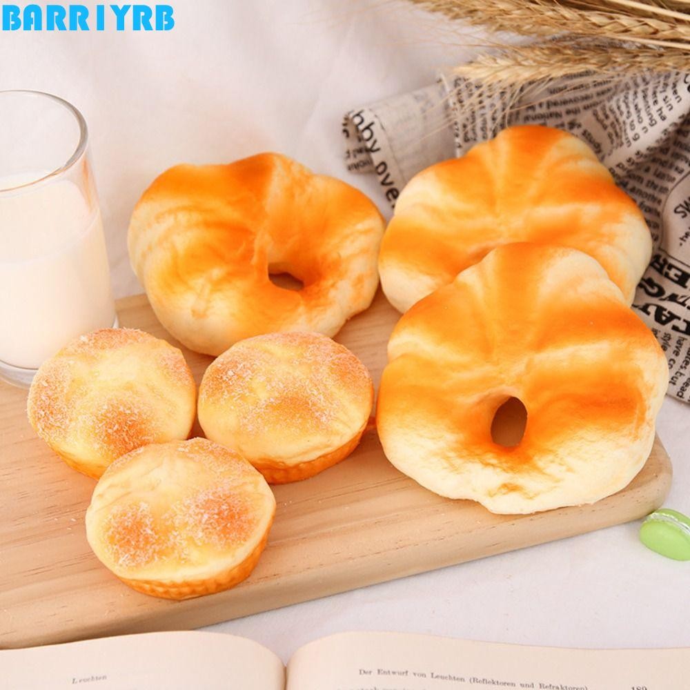 BARR1YRB จําลองขนมปัง SqueezeToys, อาหารจําลองหยอกล้อคนจําลองขนมปังเทียมของเล่น,อุปกรณ์ถ่ายภาพช้า Rising ของเล่นโมเดลขนมปังจําลองนุ่มของเล่นเด็ก