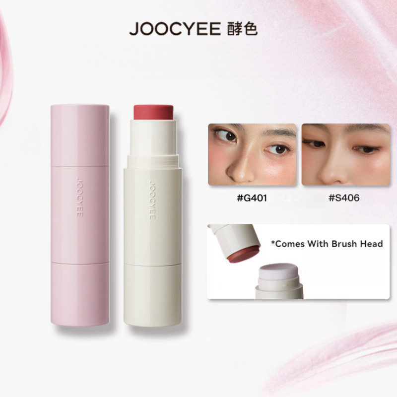 JOOCYEE Blush Multi-Purpose Blush Stick Moisturizer ธรรมชาติยาวนานสีอเนกประสงค์สําหรับดวงตาริมฝีปากแ