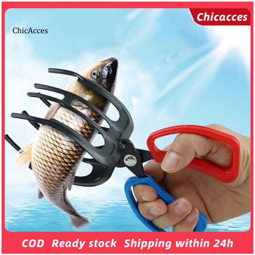 <ChicAcces> Fish Claw Gripper Ergonomic Fish Gripper Anti-slip Fish Gripper พร้อมที่จับตามหลักสรีรศา
