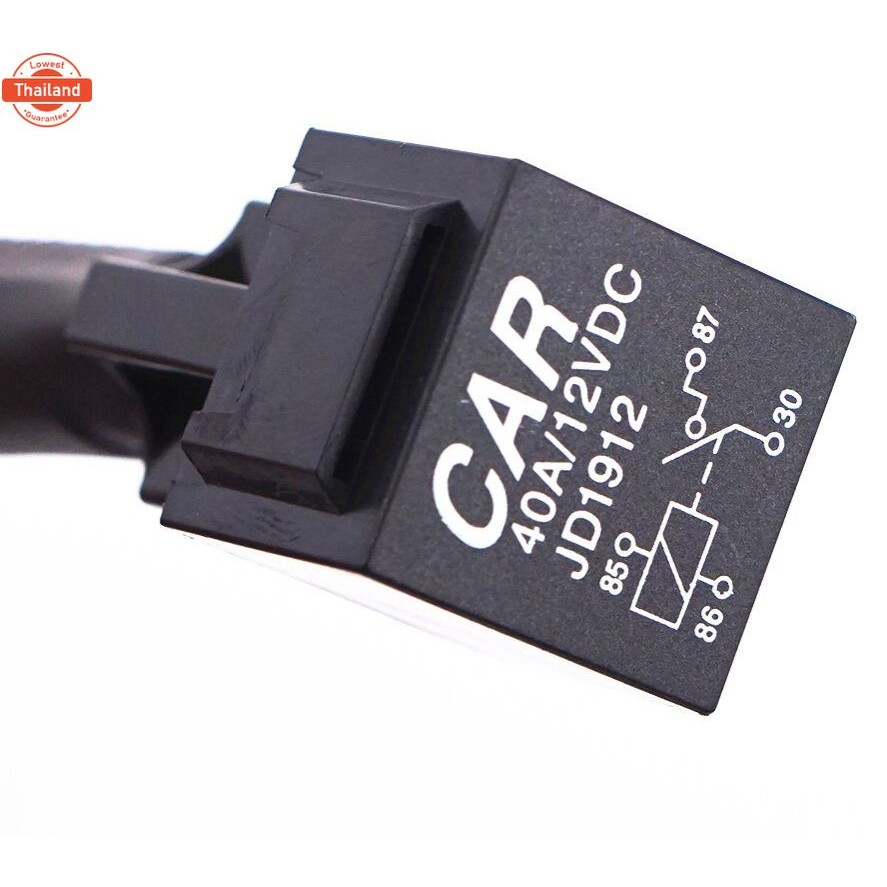 EZ online สายรีเลย์ H11 DC 12V/24V 40A  หลอดไฟเสริมสายกลุ่ม HID Xenon Controller สายเคเิลรีเลย์สายไฟ