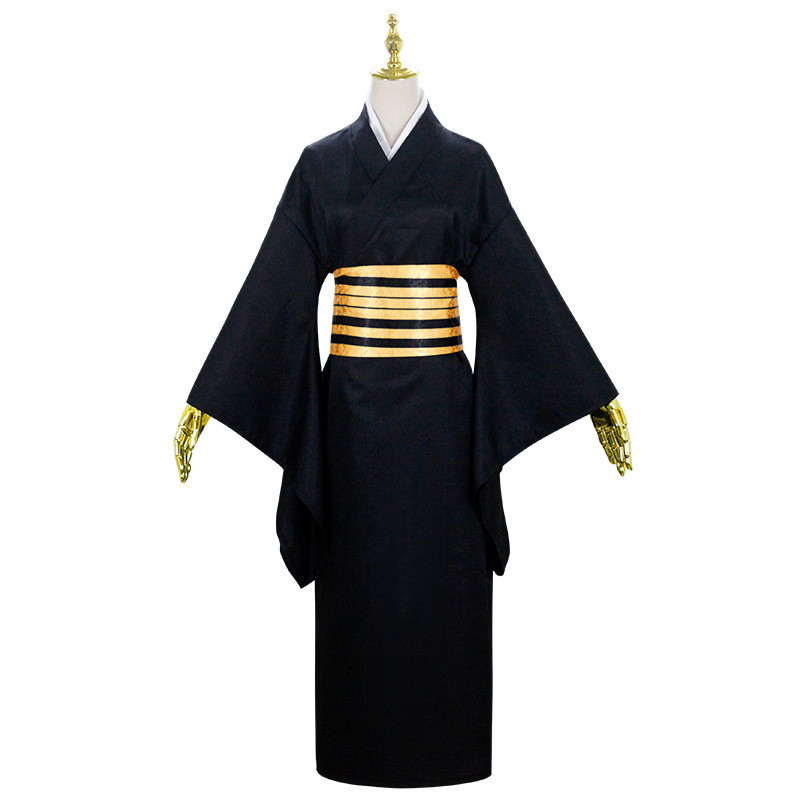 Demon Slayer Nakime Cos เสื้อผ้าอะนิเมะคอสเพลย์ชุดกิโมโน Ghost Extinction สิบสอง Ghost Moon Winding 