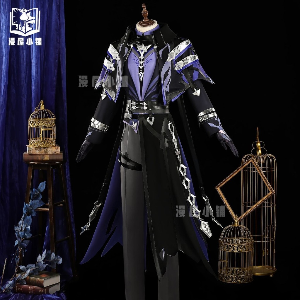 Genshin Impact Kyryll Chudomirovich Flins คอสเพลย์เครื่องแต่งกายวิกผมชุดเกม Cos ชุดฮาโลวีนสําหรับผู้หญิงผู้ชาย Carnival ชุด