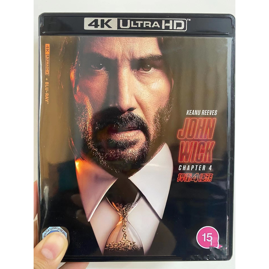 [ภาษาอังกฤษ][คลังสินค้าพร้อม] ภาพยนตร์ Blu-ray HD 4K UHD 1080P John Wick: Chapter 4