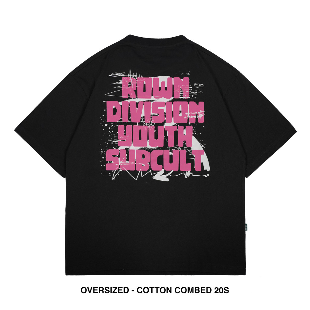 8.8 Rown Division Warehouse เสื้อยืดขนาดใหญ่ - Rowndvsn เสื้อยืดสีดําขนาดใหญ่ Gruttius