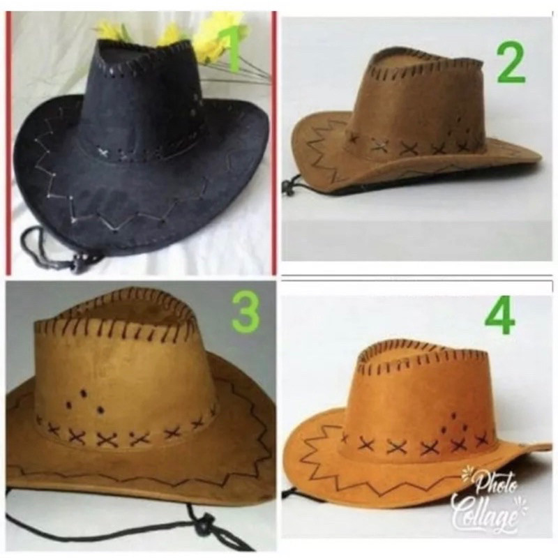 หมวก UNISEX COWBOY AND ADULT SCARF/KIDS & ผู้ใหญ่ COWBOY HATS