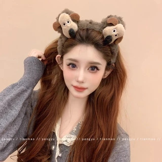 ตุ๊กตาหางกระต่ายสำหรับผม สไตล์การ์ตูนสีสันสดใส เหมาะสำหรับตกแต่งทรงผมหลากหลายโอกาส