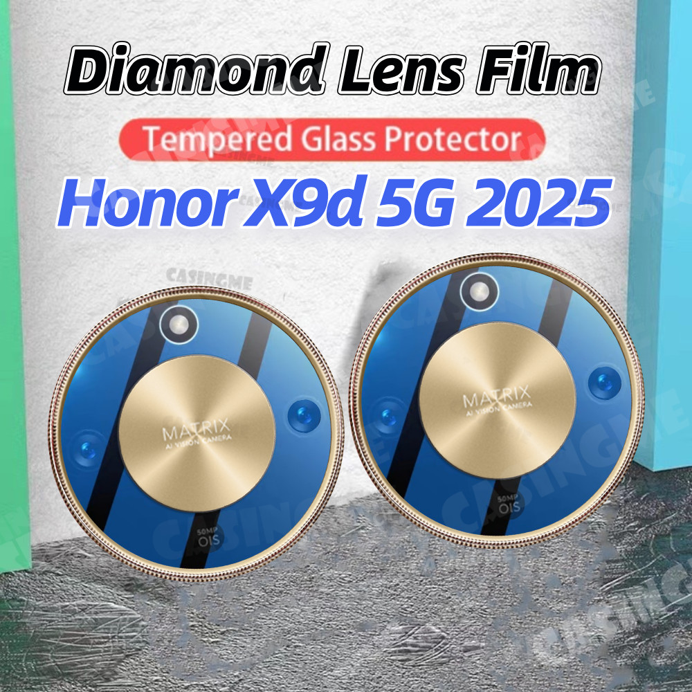 Honor X9d 5G 2025 3D เลนส์กล้องสําหรับ Honor X9d X9 X 9d HonorX9d X9c X 9 d X9d สมาร์ท 4G 5G 2025 กระจกนิรภัยโปร่งใสด้านหลังกล้องป้องกัน
