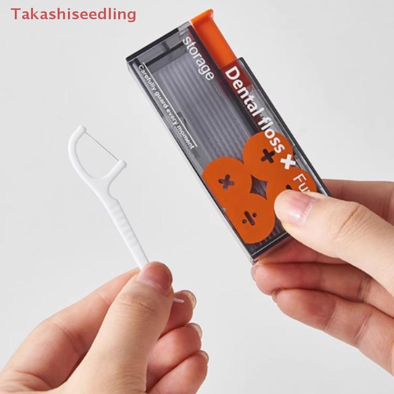 (Takashiseedling) Floss Dispenser Floss Storage Box Auto Oral Hygiene Care Floss Pick