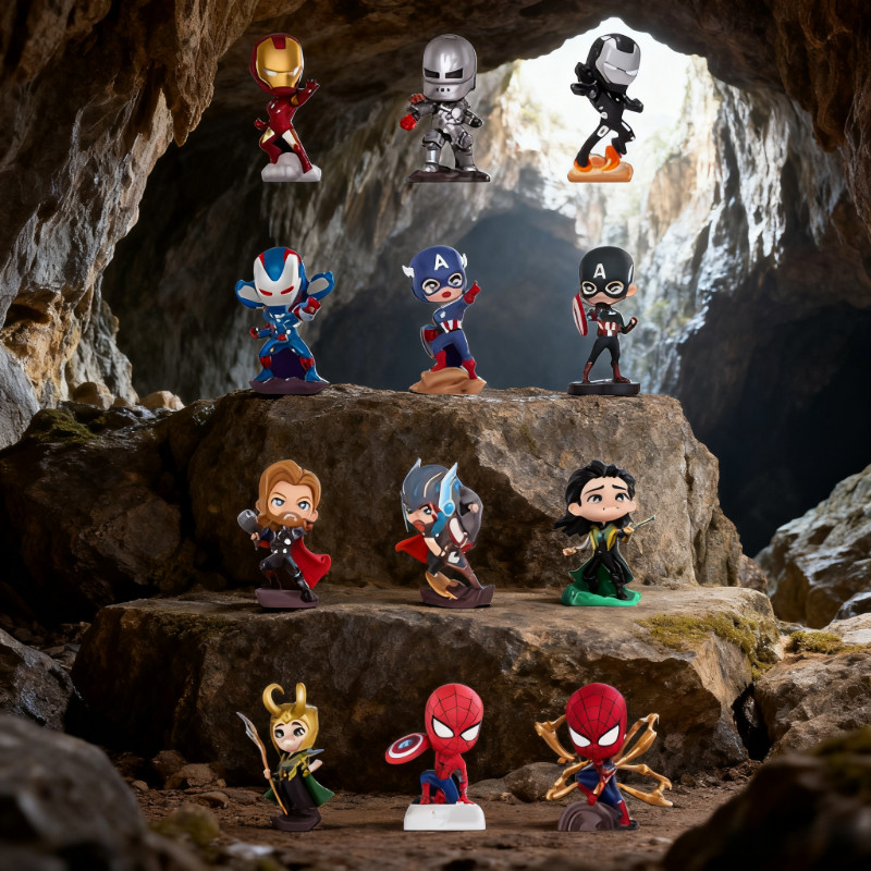 POPMART Marvel Infinite Legend Series ฟิกเกอร์ของเล่น Mystery Box Gift