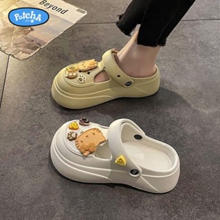 Patcha รองเท้าแตะสำหรับบ้าน รองเท้าลำลองสตรี EVA หนาแต่เพียง…