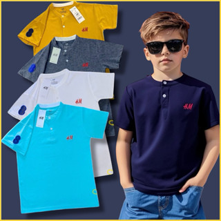 เสื้อคอจีนเด็กโต 8-16ปี  ผ้านิ่มเด้ง ใส่สบาย ผ้าดี