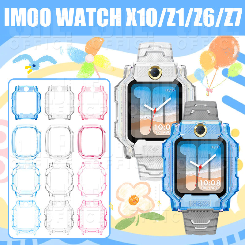 imoo X10 เคส สำหรับ imoo Z1 Z6 Z7 เคสนาฬิกา imoo Z1 Z6 Z7 X10 TPU ป้องกันการตกเคส imoo X10 ป้องกันรอยขีดข่วนที่อยู่อาศัย