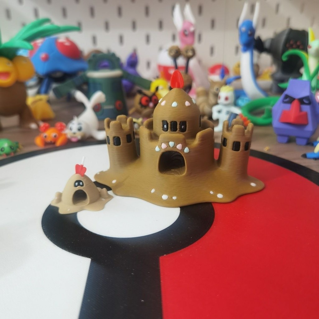 ขายร้อน Fast Shipping Scale World Pokémon 1: 20 Dune Doll Sand Eater การพิมพ์ 3D Pokémon Pokémon รูป