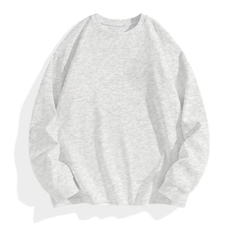 COD 2025 Pure Cotton Long Sleeve Cuffed 260g Heavyweight Large Drop Shoulder 10 Colors new23 57DK