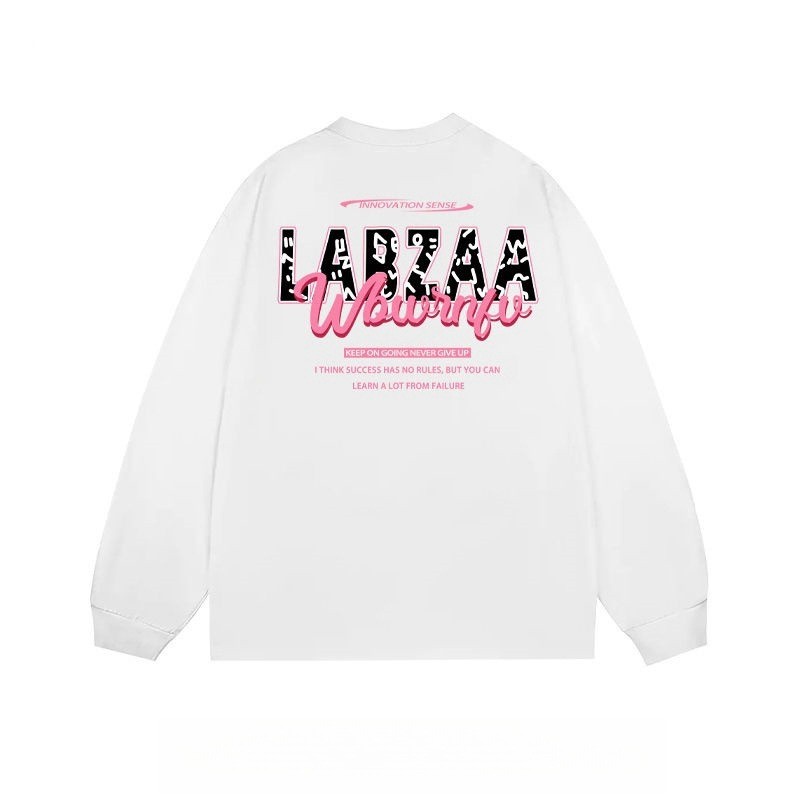 COD 2025 Trendy Ins New Japanese Style Versatile Harajuku Simple Trendy Salona 210g Cuffed Long Slee