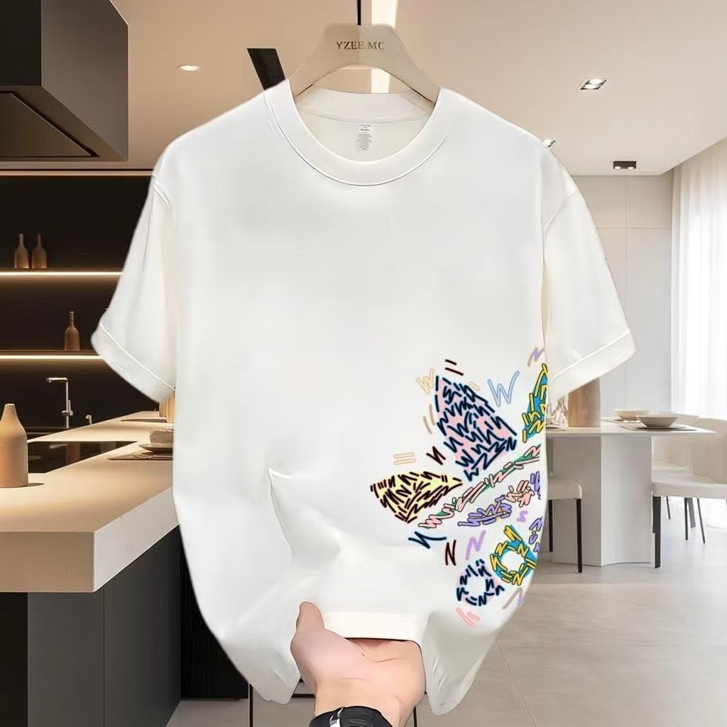 2025 NEW 2025 Combed Cotton) C3190 Black/White/P12S-5XL new23 QDHV