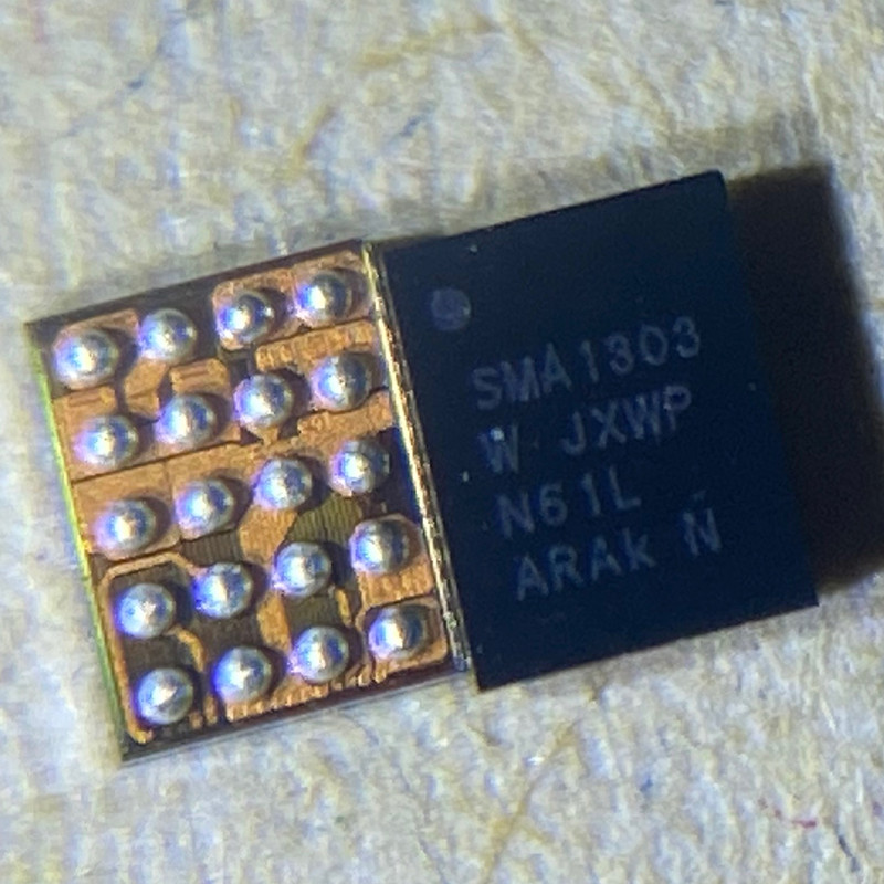 Samsung A8S flip ชาร์จ ic M005X03 SM5714 OD ชาร์จ IC MIS01 SMA1303 เสียง