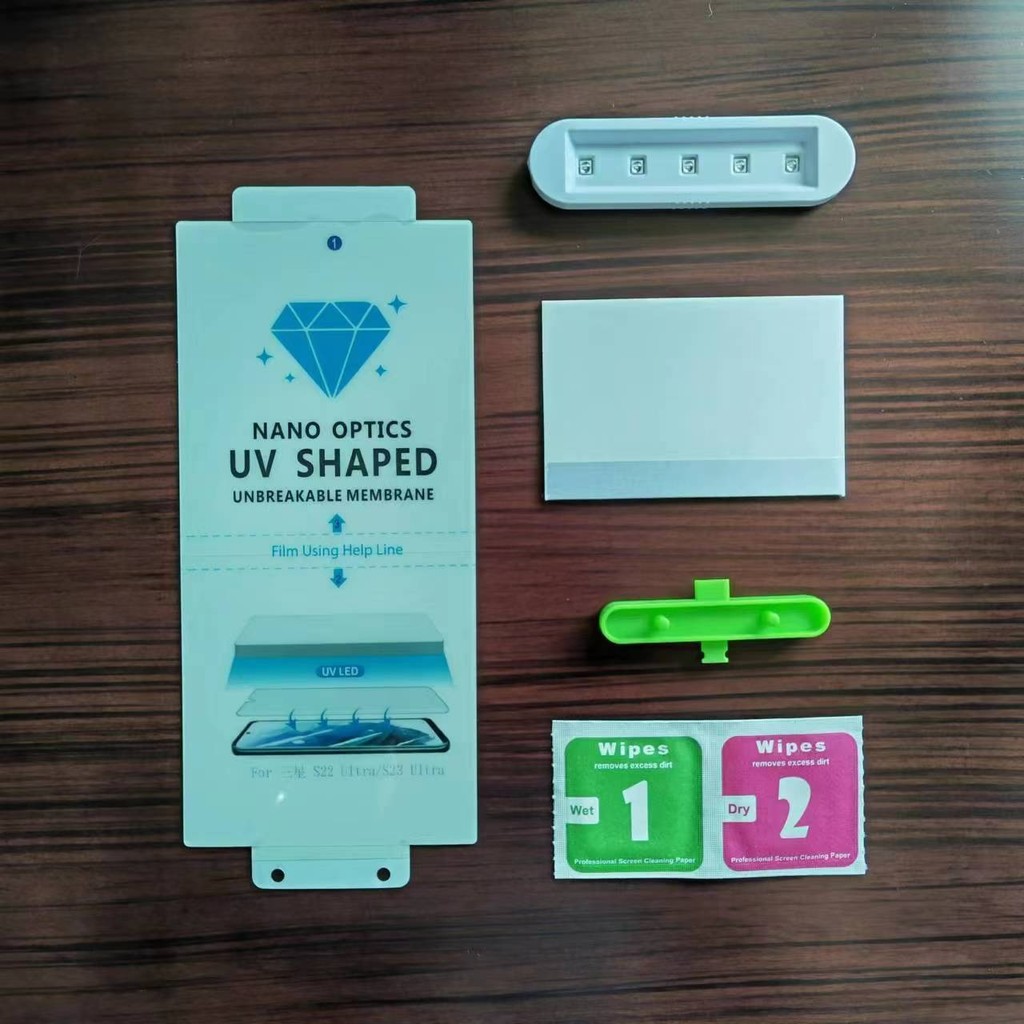 Electroplating uv Light Solid Film เหมาะสําหรับ Samsung s23ultra Film Film Film s24 + ฟิล์มโทรศัพท์ม