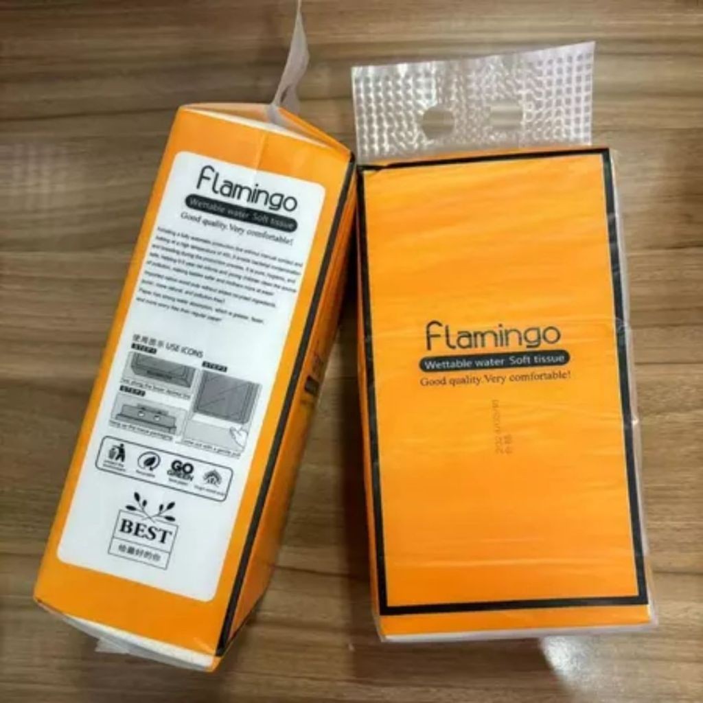 กระดาษทิชชู่ (1 ห่อ/200แผ่น) กล่องส้ม หนา 4ชั้น ไม่เป็นขุย วัสดุธรรมชาติดูดซึมง่าย ไม่บาดผิว - รูปที่ 5