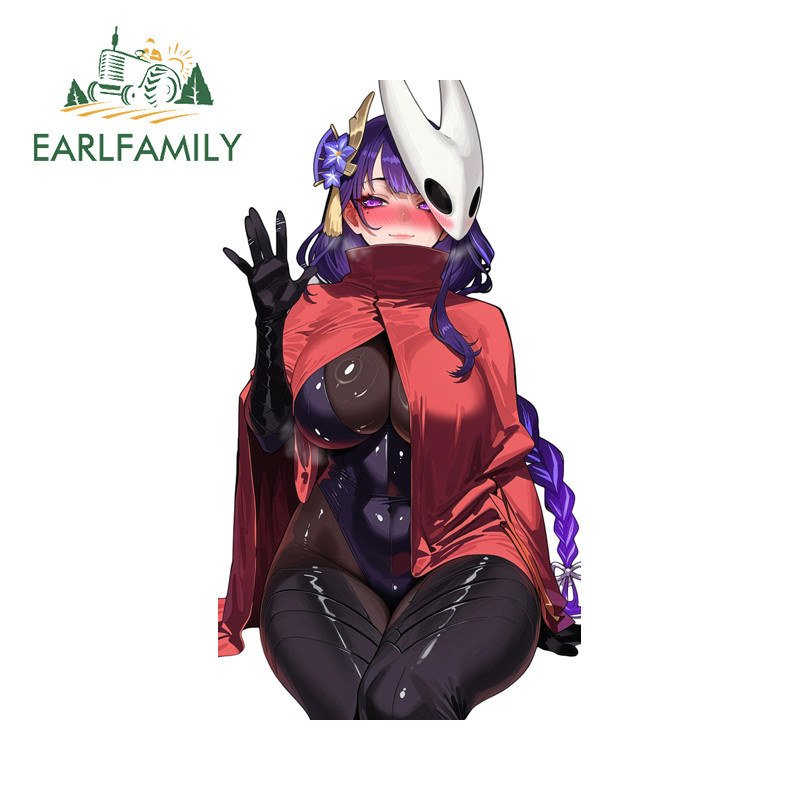 EARLFAMILY คอสเพลย์ Hornet รถสติกเกอร์บุคลิกภาพ Auto Vehicle Occlusion Scratch ไวนิล Decal Kawaii กั