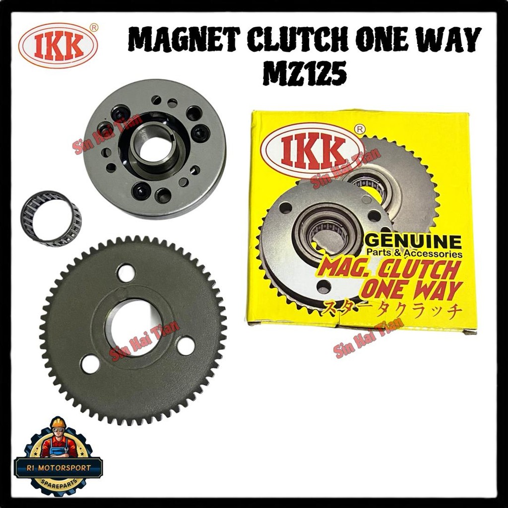 แม่เหล็กคลัทช์ One Way พร้อมเกียร์ MZ125 MZ 125 ยี่ห้อ IKK