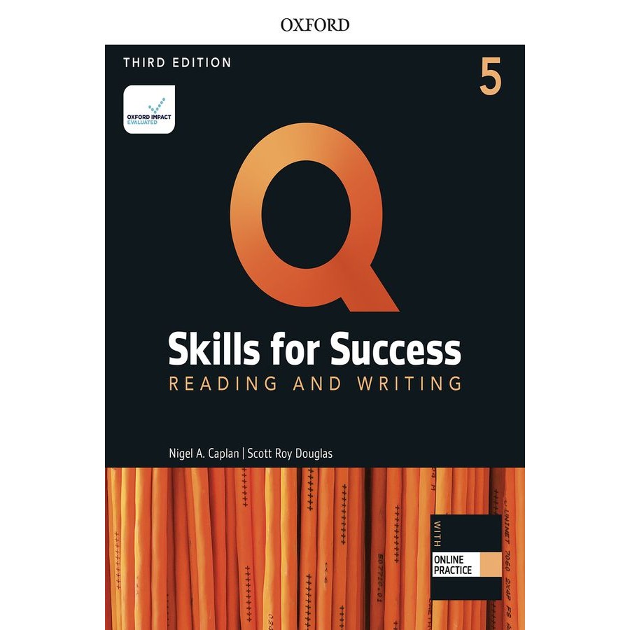 Bundanjai (หนังสือ) Q: Skills for Success 3rd ED 5 : Reading and Writing: Student Book +iQ Online Pr