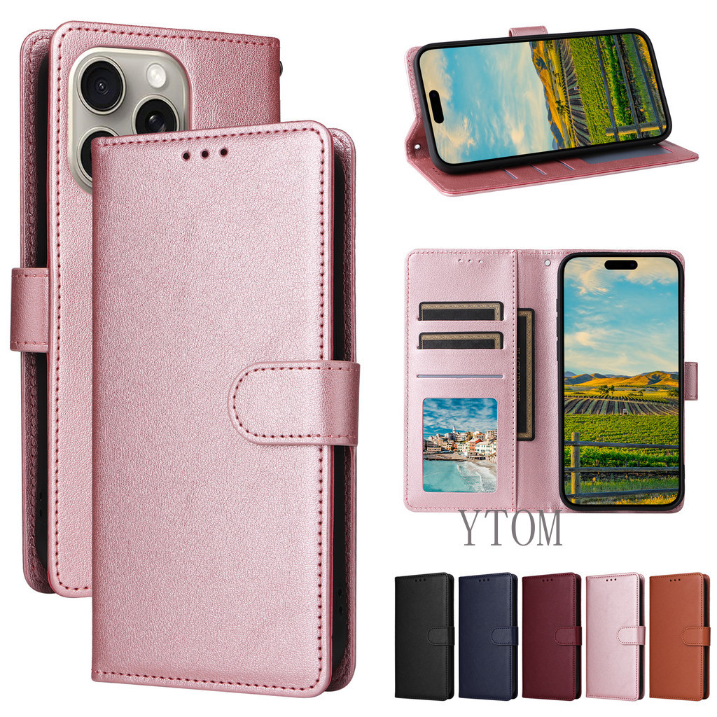 กรณีพลิกสําหรับ OPPO A5 A5X AX5 AX5s A5s A3 A3X A3s AX5 F7 F11 ค้นหา X8 X5 Pro 5G PU หนังฝาครอบโทรศั