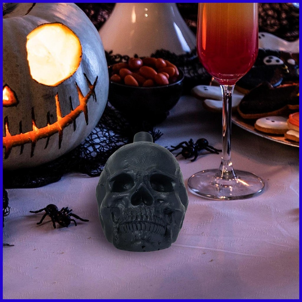 Aztec Death Whistle Skull Shape Whistle Prank ของเล่นแบบพกพา Horn Prank ของเล่นสยองขวัญเสียงสําหรับฮ