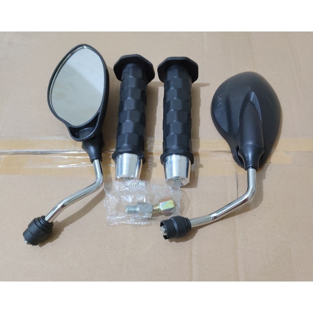 3IN1 SPION X1 CROM STEM H0NDA-Y4MAHA+SQUARE HANDGRIP+PCX UNIVERSAL Y-M STRAIGHT