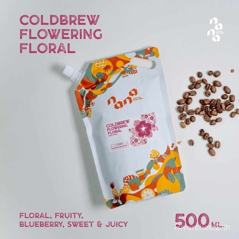 Nana Coffee Roasters - กาแฟสกัดเย็น Cold Brew Flowering Floral กาแฟพร้อมดื่ม 500 มล (500 ml)