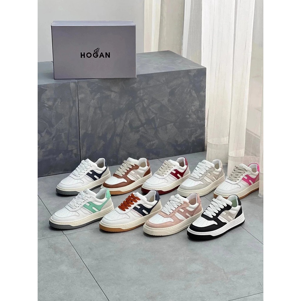 รองเท้ากีฬาลำลอง Hoga Hoga Series H630 สีขาบ ออกแบบมาเพื่อเพิ่มความสูง พื้นรองเท้าหนา และดีไซน์คลาสส