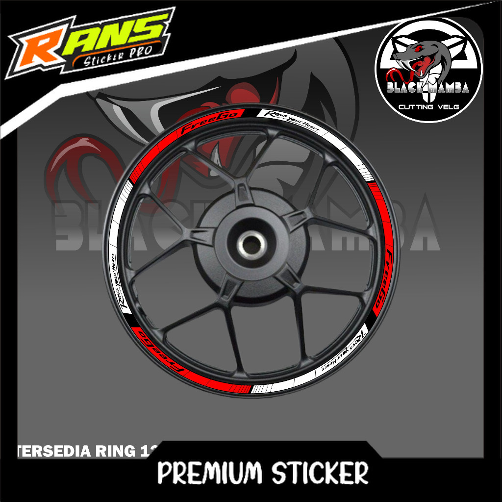 FREEGO RIM STICKER - FREEGO TIRE/VELG VARIATION LIST STICKER A01