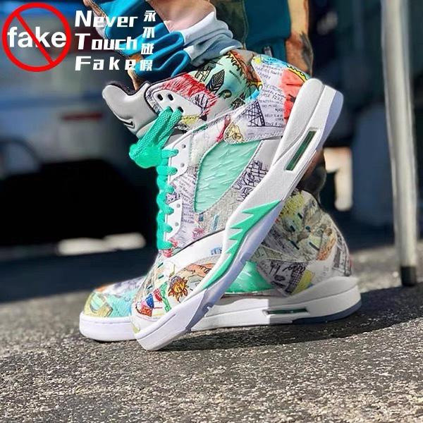 724 Original 777 5 รองเท้าผู้ชายผู้หญิงรองเท้าเทนนิส AJ4 High-Top Retro Casual กีฬาวัฒนธรรมบาสเกตบอล