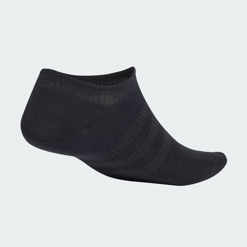adidas Lifestyle Thin and Light No-Show Socks 3 Pairs Unisex Black IC1327