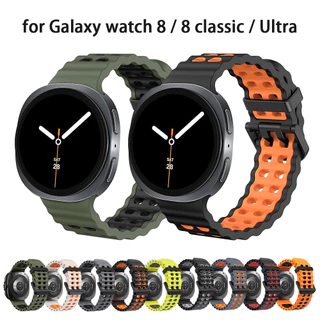 สําหรับ Samsung Galaxy นาฬิกา 8/8 classic/Ultra 47 มม.44 มม.40 มม.46 มม.เข็มขัด wristMarine กีฬาสร้อยข้อมือ correa Galaxy นาฬิกา 8 สาย