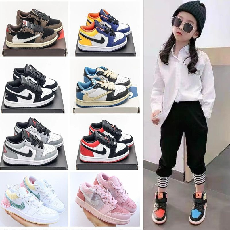 NK J1 Original Black White Casual Childrens Shoes Price พบกับ og Panda 1 Specifications