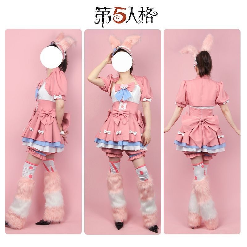 ชุดคอสเพลย์เชียร์ลีดเดอร์สีแดงจากSanrio Mrs., พร้อมส่ง