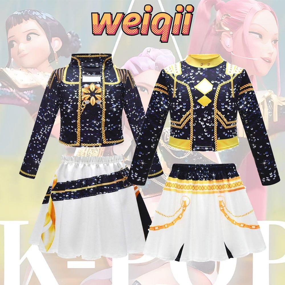 WEIQII ชุดคอสเพลย์ Mira และ Rumi จาก K-pop Group Idol Demon Hunter