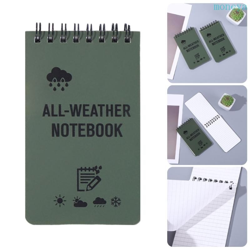 Mya Weatherproof Notebook Waterproof Notebook Field Note Pad All Weather Paper Notebook for Office