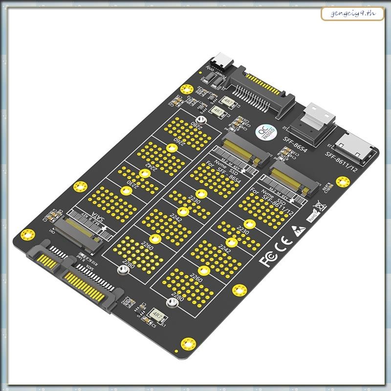 [ZM] 3 in1 Combo M.2 SSD toSATA Adapter 3 in1 M.2 SSD NVME NGFF toSATA Adapter SSD toSFF-8611/8612 8
