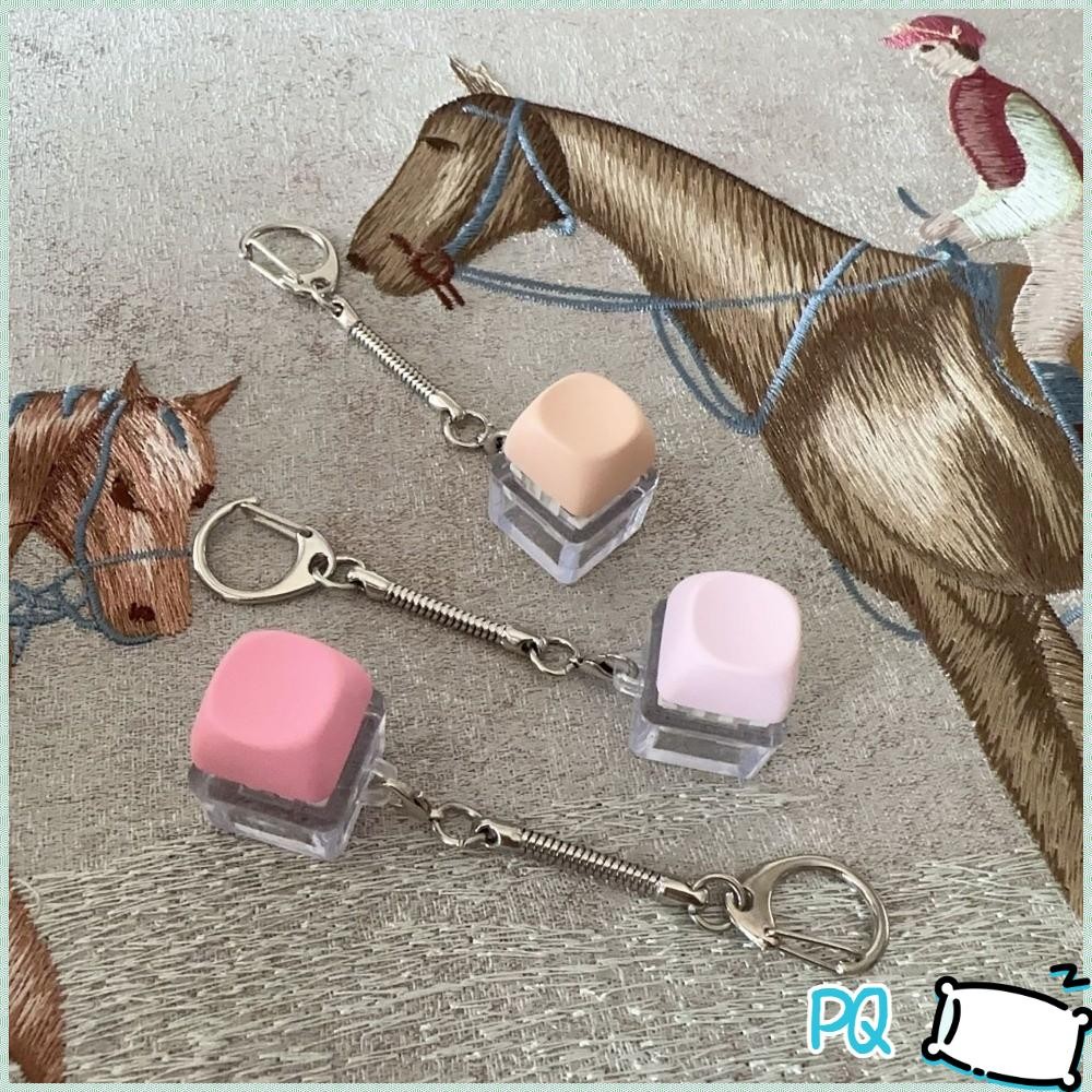 PQ Finger Keyboard, 1/2/3/4/9 คีย์ Keycap Fidget พวงกุญแจ, Gadget ปุ่ม Pass Time Decompression ของเล