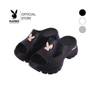PLAYBOY รุ่น Cozy Foamy Sandals รองเท้าแตะยางนุ่ม แพลตฟอร์ม …
