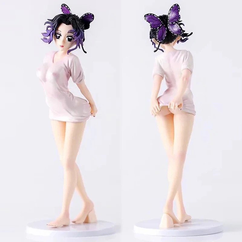 25ซม.Kimetsuไม่มีYaibaอะนิเมะรูปKochou Shinobu Action FigureชุดNezuko Kamado Demon Slayer Action Fig