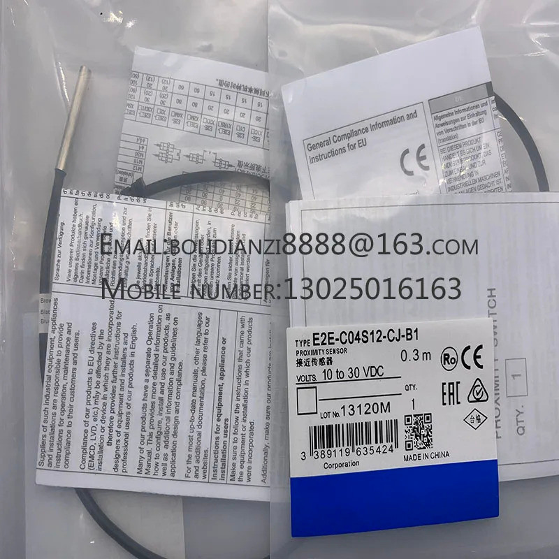 ใหม่ Proximity Switch SenSor E2E-C04S12-CJ-B1/B2 E2E-C04S12-CJ-C1/C2