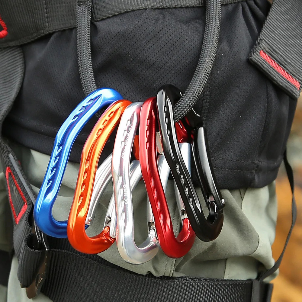 P257 ปีนเขา Quick-hang BUCKLE ตรงประตูโค้ง Hang Up BUCKLE Mountaineering ป้องกันแขวน Oxtail Master ล