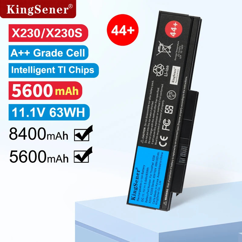KingSener 45N1025 แบตเตอรี่แล็ปท็อปสําหรับ Lenovo Thinkpad X230 X230i X230S 45N1024 45N1028 45N1029 