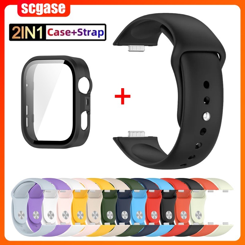 กระจกนิรภัย สําหรับ Huawei Watch Fit 5 5Pro สมาร์ทสายนาฬิกาฝาครอบป้องกันกันชน สําหรับ Huawei Watch Fit 4 ป้องกันหน้าจอกรอบเชลล์ As ultra2