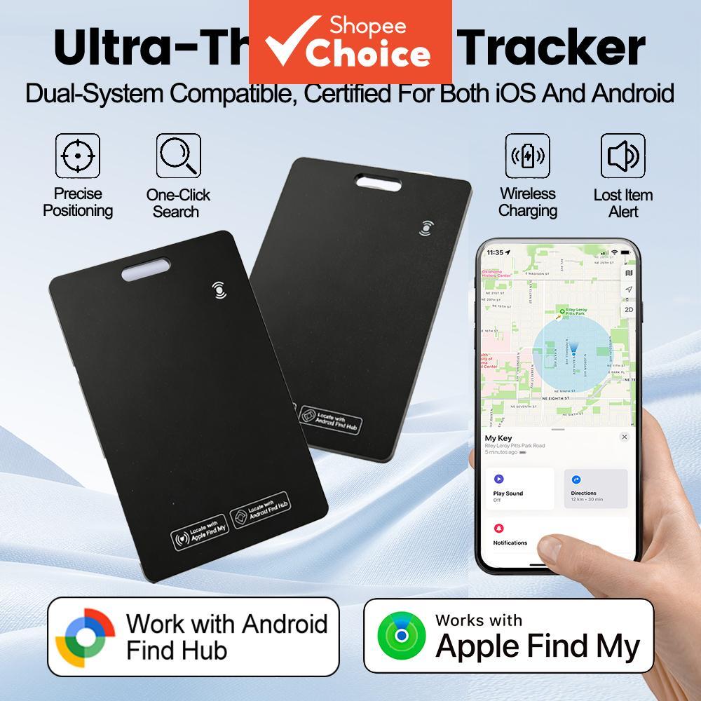 อุปกรณ์ติดตาม GPS สมาร์ทแท็ก กันน้ํา ใช้ได้กับแอป Find Hub ของ iOS และ Google สําหรับกุญแจและกระเป๋า