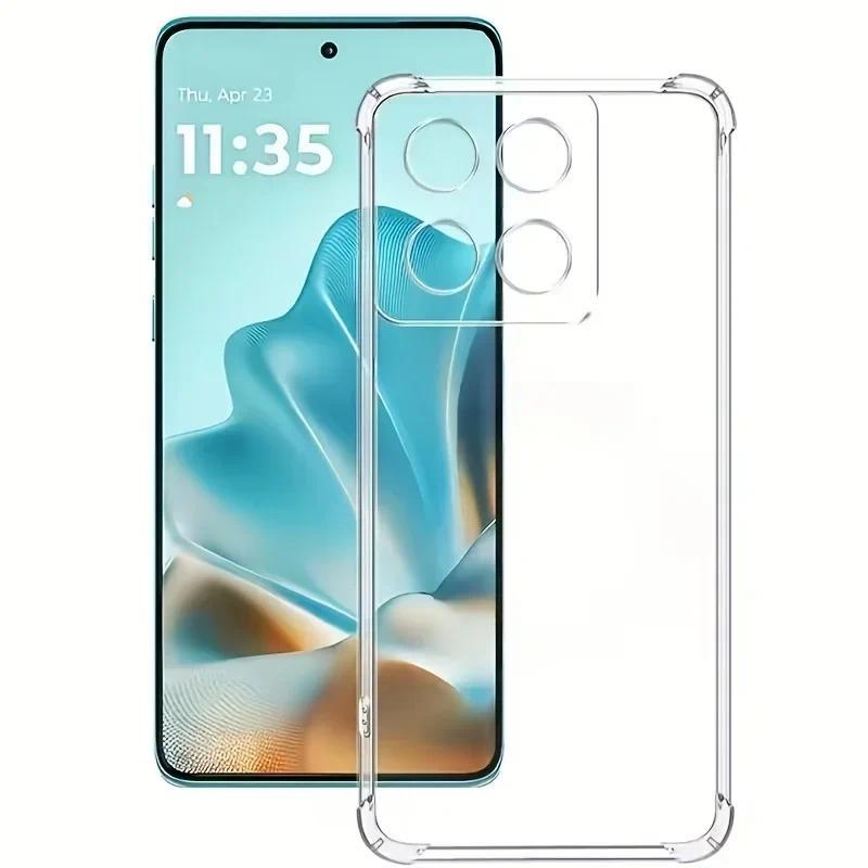 เคสโทรศัพท์แบบนุ่มสําหรับ Motorola Moto G77 TPU ฝาครอบโปร่งใสสําหรับ Motorola G57 Power ปลอก G67 G67